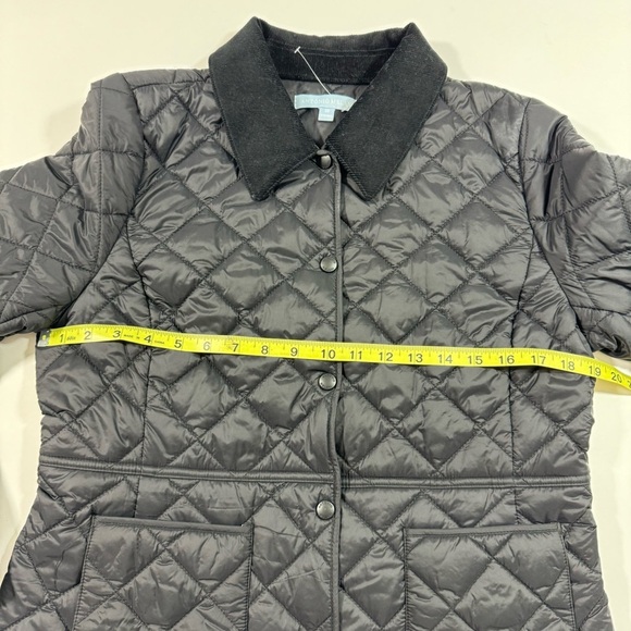 Antonio Melani Claudia Quilted Puffer Jacket Black Lightweight - Picture 7 of 8